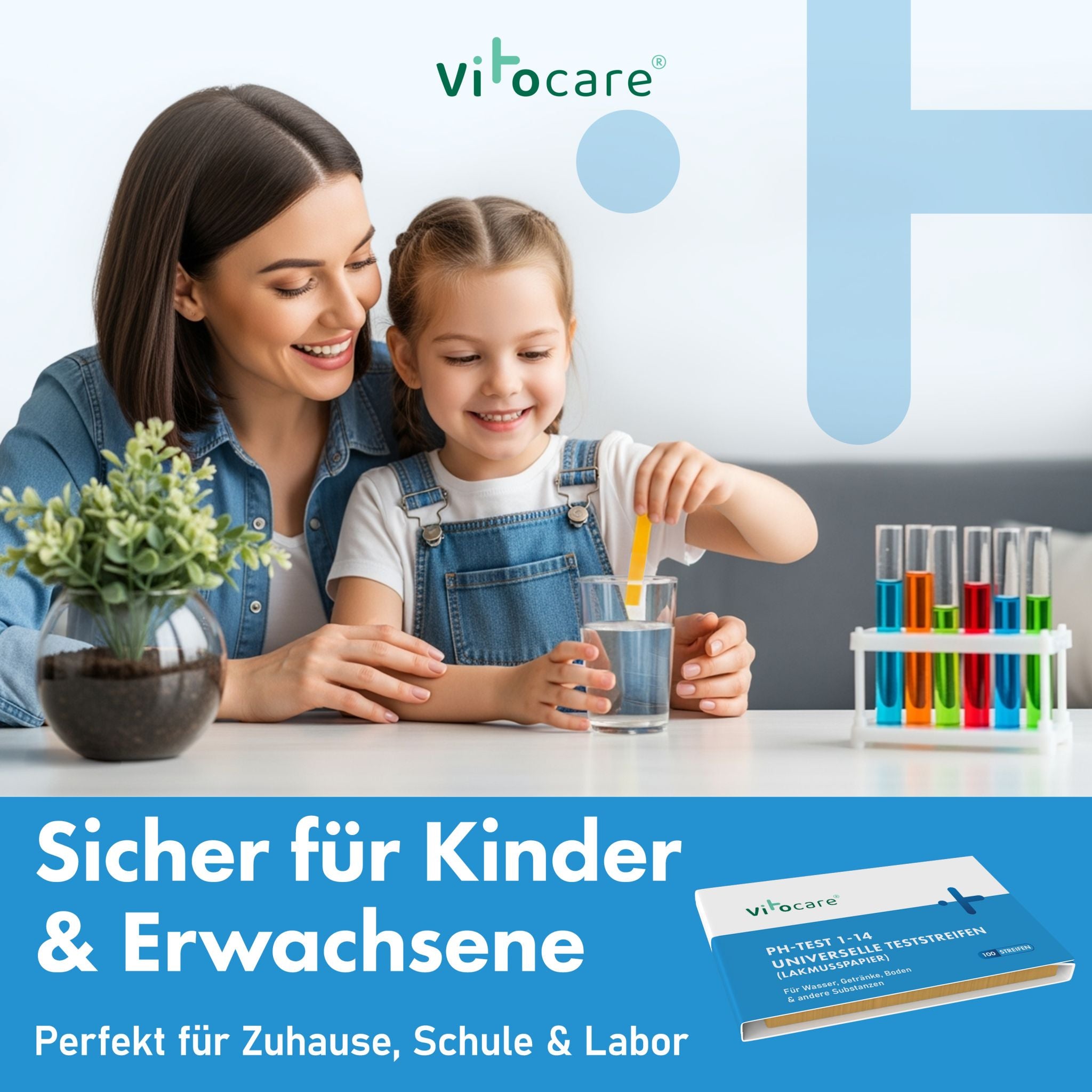 pH Teststreifen Lackmuspapier 1-14 | 100 Stk.