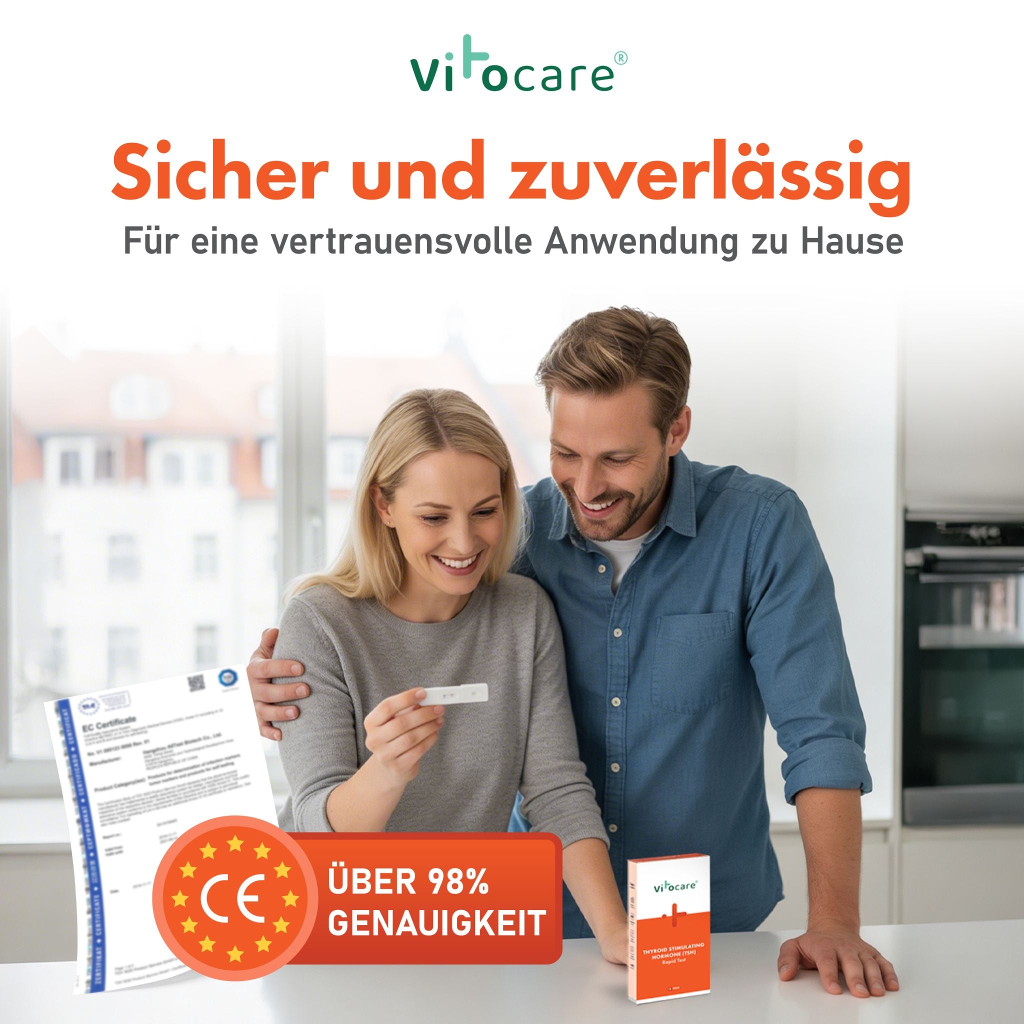 Schilddrüsentest TSH | Schnelltest f. Zuhause 2x