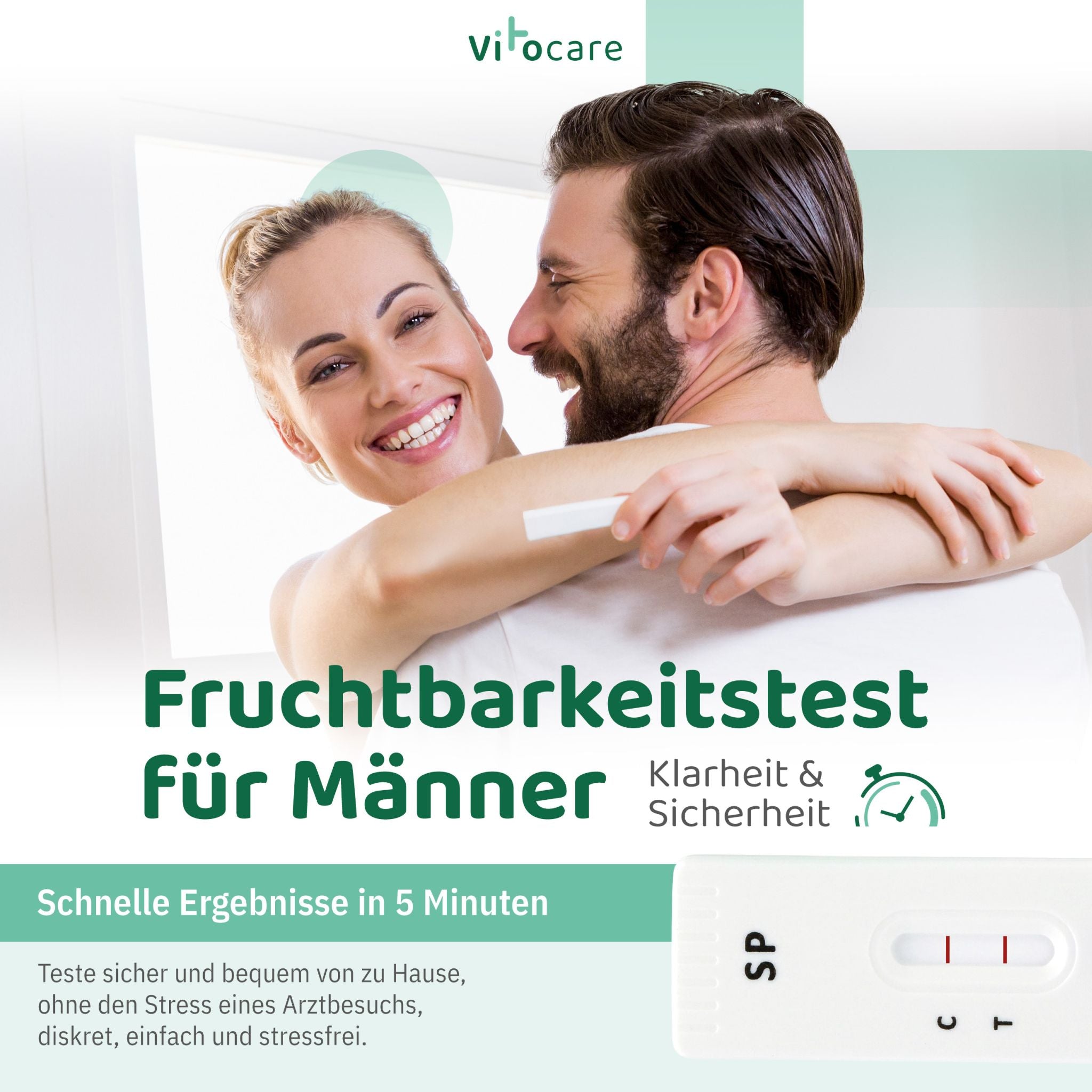Fruchtbarkeitstest Mann | Spermatest f. Zuhause