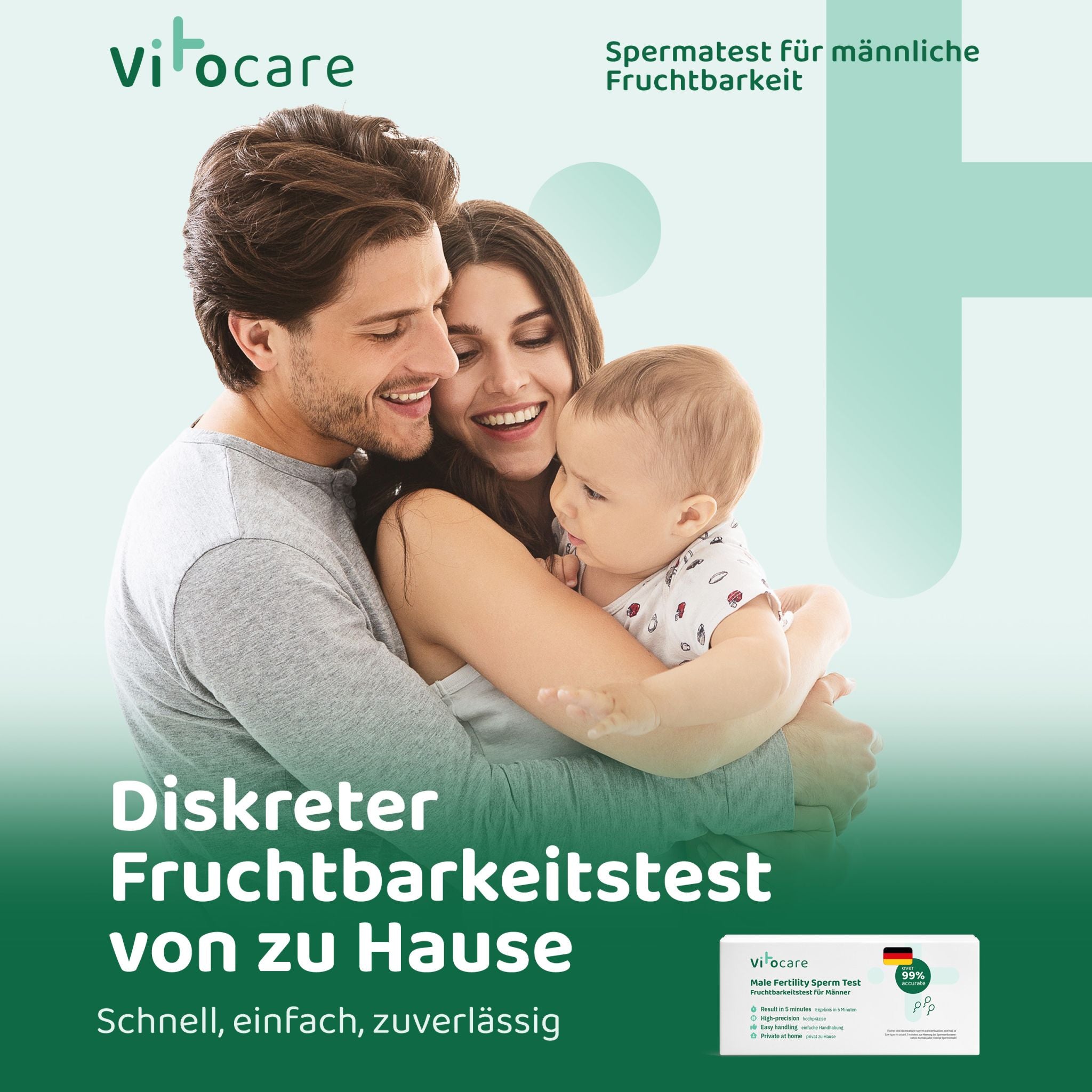 Fruchtbarkeitstest Mann | Spermatest f. Zuhause
