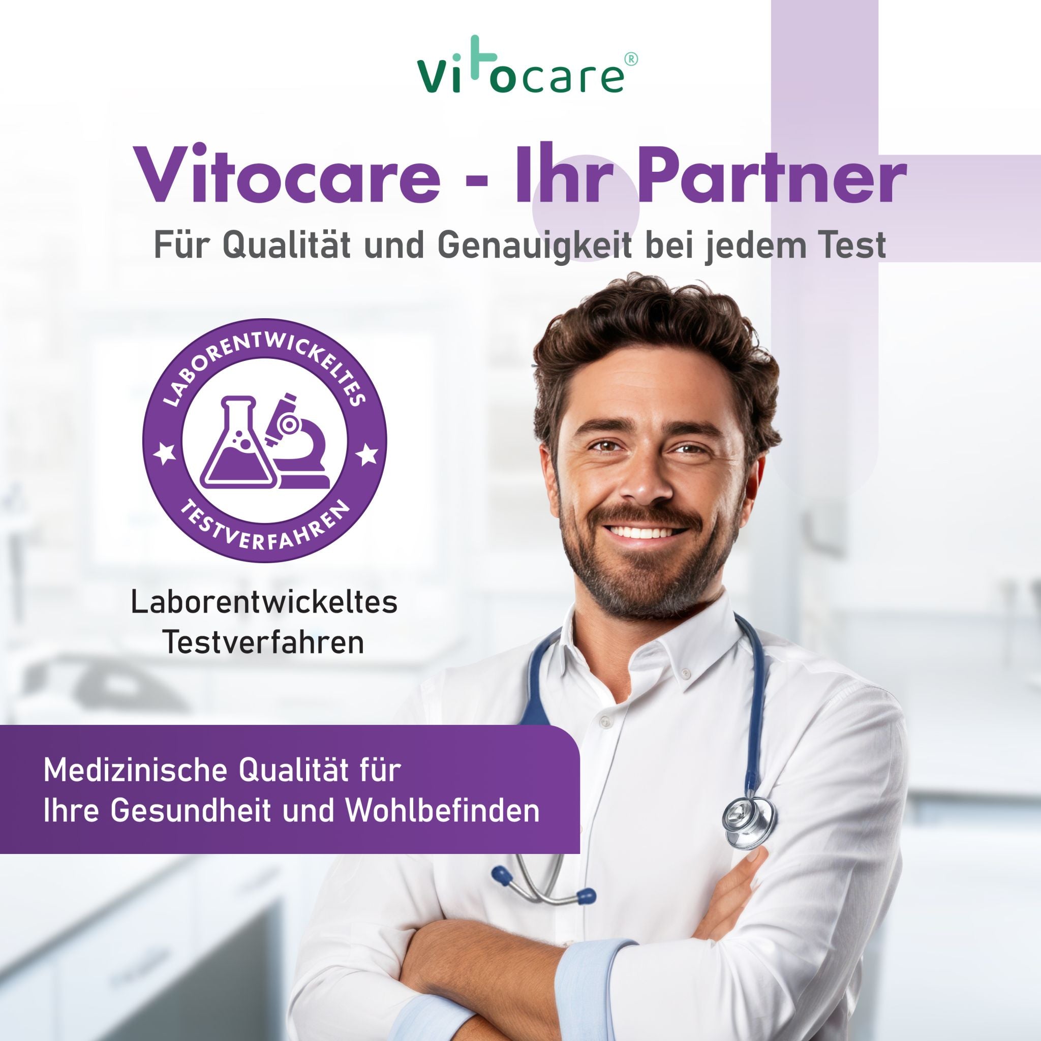 Vitocare Helicobacter Pylori Test | Stuhltest Magenbakterien 2x