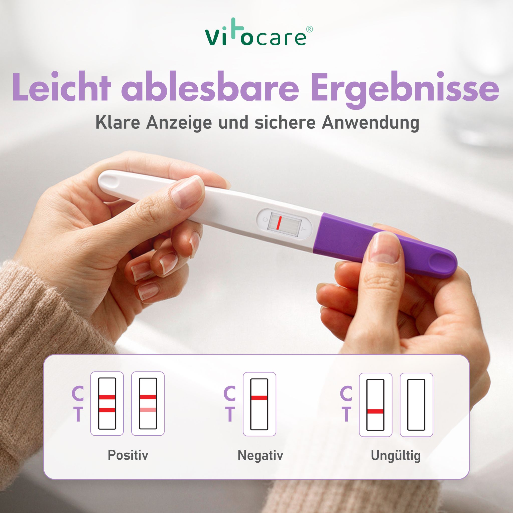 Schwangerschaftstest Frühtest hCG | 5er f. Zuhause