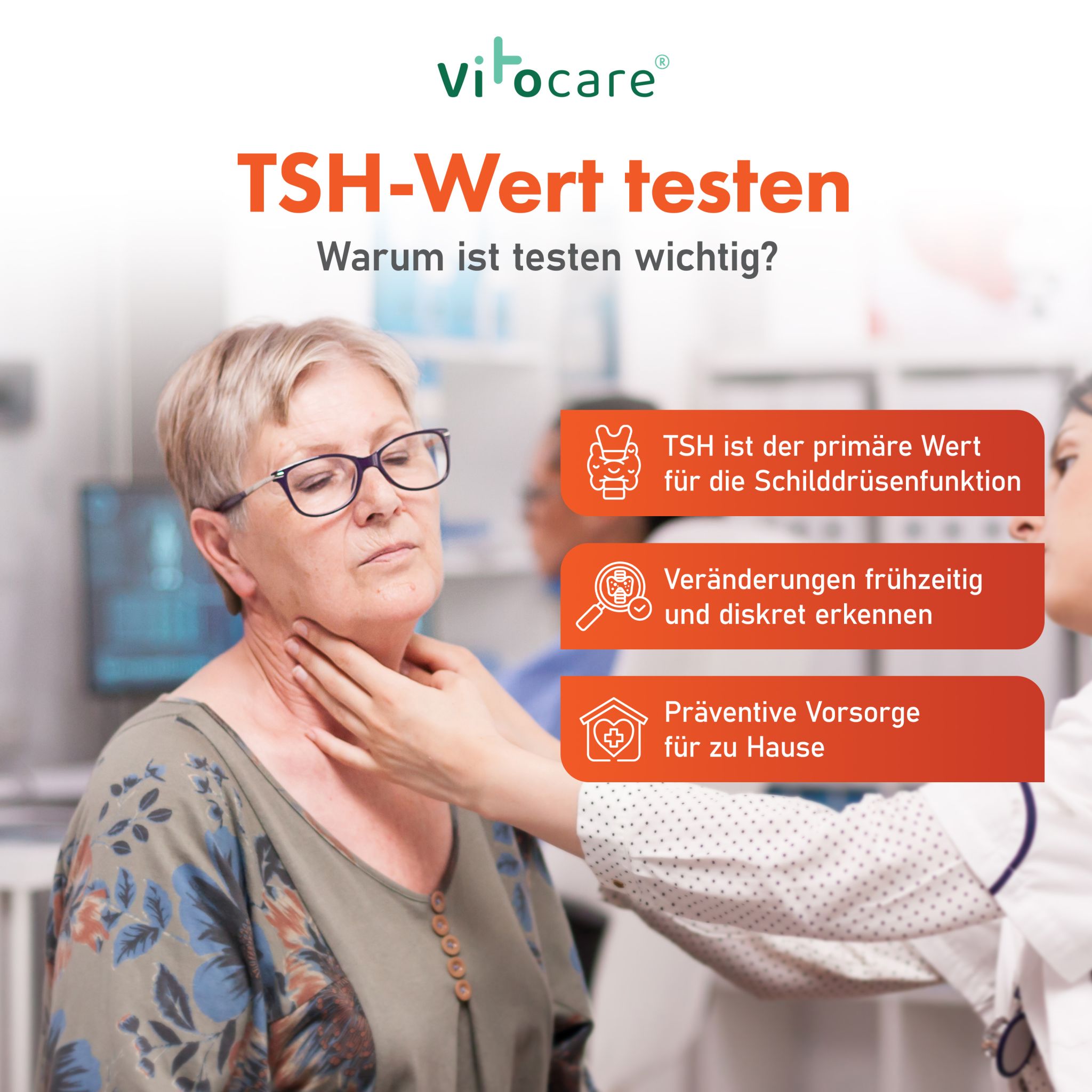 Schilddrüsentest TSH | Schnelltest f. Zuhause 2x